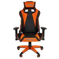 игровое кресло Chairman Game 44 Black-Orange черно-оранжевый