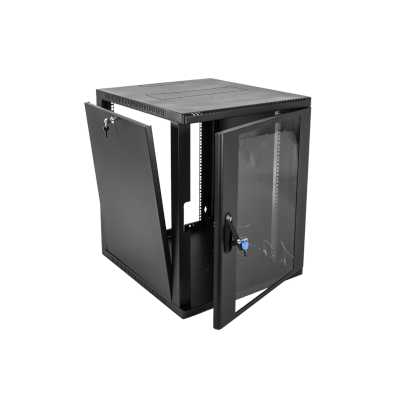 телекоммуникационный шкаф ЦМО ШРН-12.350-9005 Черный