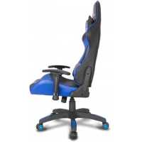 игровое кресло College CLG-801LXH Black-Blue черно-синий