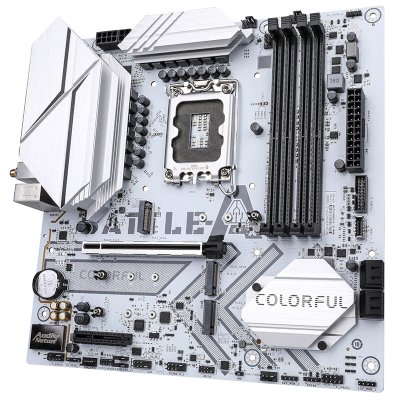 материнская плата Colorful BATTLE-AX B760M-WHITE WIFI V20