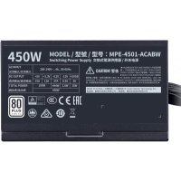 блок питания Cooler Master MWE White 450W MPE-4501-ACABW-EU Черный