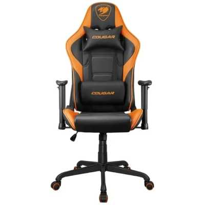 игровое кресло Cougar Fortress Black-Orange черно-оранжевый