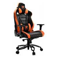 игровое кресло Cougar Throne Black-Orange черно-оранжевый