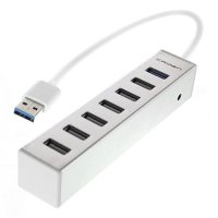 разветвитель USB Crown CMU3-08 Aluminium серый