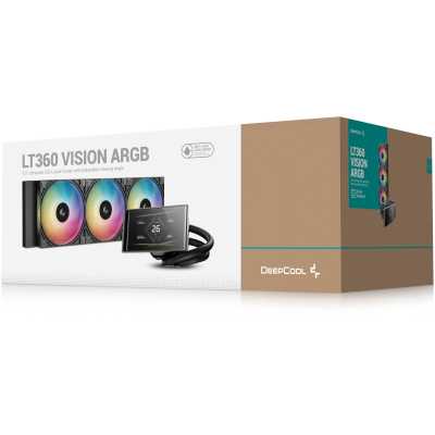 кулер Deepcool LT360 Vision ARGB Black Черный