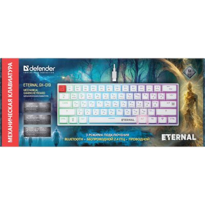 клавиатура Defender Eternal GK-019 Белый