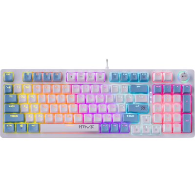 клавиатура Defender Hawk GK-418 45421 Белый-синий