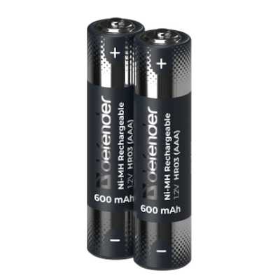 аккумуляторная батарейка Defender HR03-2BL 56501