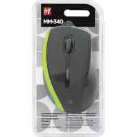 мышь Defender MM-340 Black-Green Черный-зеленый