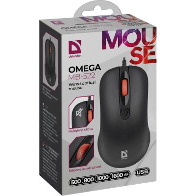 мышь Defender Omega MB-522 Black Черный