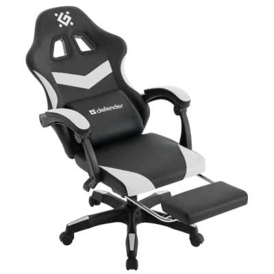 игровое кресло Defender Runa Pro Black-White черно-белый