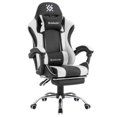 игровое кресло Defender Tios Black-White черно-белый