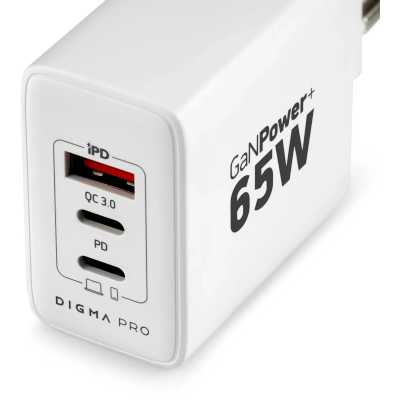 сетевое зарядное устройство Digma DPW6B5GX12WH