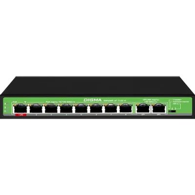 коммутатор Digma DSP208F-2F-T120 V1