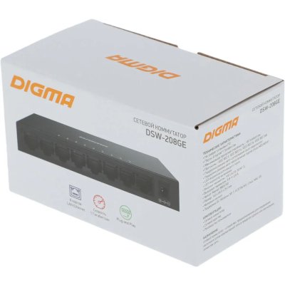 коммутатор Digma DSW-208GE