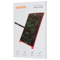 планшет для рисования Digma Magic Pad 80 Red