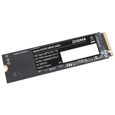 SSD диск Digma Meta P31 1Tb DGSM5001TP31T Черный