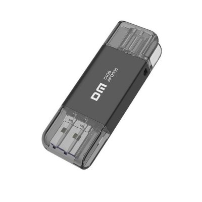флешка DM 64Gb APD005 3 in 1 Черный