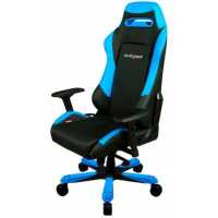 игровое кресло DXRacer Iron OH/IS11/NB черно-голубой