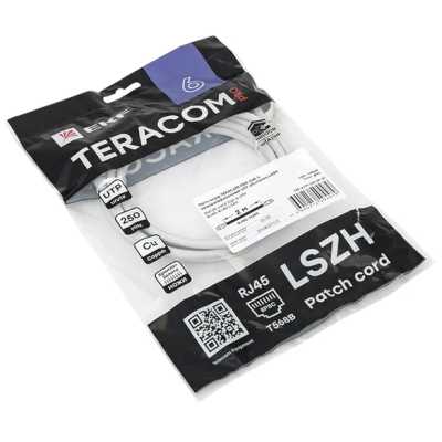 патч-корд EKF Teracom Pro TRP-6UTP-LSH-2M-GY Серый