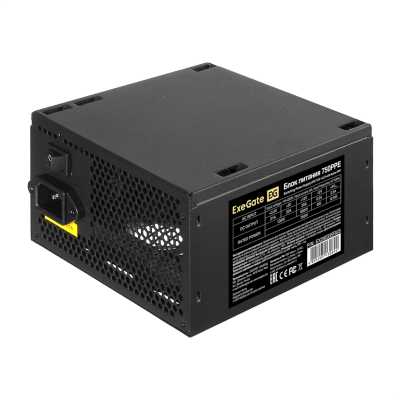 блок питания ExeGate 750PPE EX292335RUS Черный
