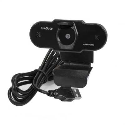 веб-камера ExeGate BlackView C615 FullHD Tripod черный