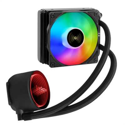 кулер ExeGate BlackWater-120V3.PWM.RGB EX298720RUS Черный