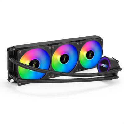 система водяного охлаждения ExeGate BlackWater-360.PWM.RGB EX297325RUS Черный