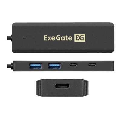 разветвитель USB ExeGate DUB-2C2P/5G EX298176RUS