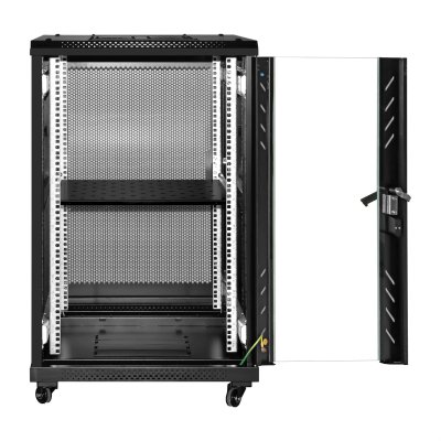 телекоммуникационный шкаф ExeGate EC-FS-18U.600.800.G.BLACK EX300402RUS Черный