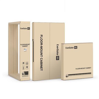 телекоммуникационный шкаф ExeGate EC-FS-18U.600.800.V.GREY EX301397RUS Серый