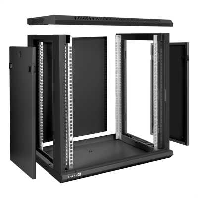 телекоммуникационный шкаф ExeGate EC-WM-12U.450.G.BLACK EX298609RUS Черный