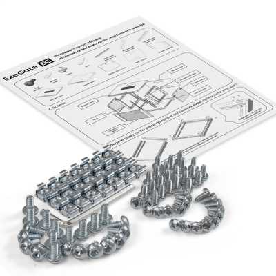 телекоммуникационный шкаф ExeGate EC-WM-15U.450.G.BLACK EX300254RUS Черный