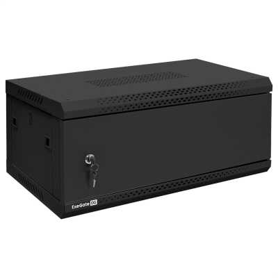 телекоммуникационный шкаф ExeGate EC-WM-4U.450.M.BLACK EX300252RUS Черный