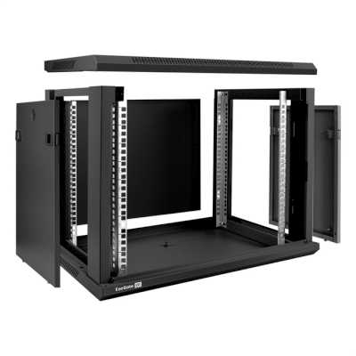 телекоммуникационный шкаф ExeGate EC-WM-9U.450.M.BLACK EX298619RUS Черный