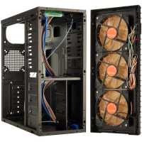 корпус Exegate EVO-7215 Black-Red Light без БП