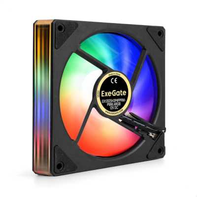 кулер ExeGate EX12025H3P4PPRM-PWM.ARGB Черный