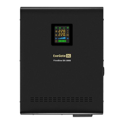 ИБП ExeGate FineSine SX-3000.LCD.AVR.2SH.T Черный