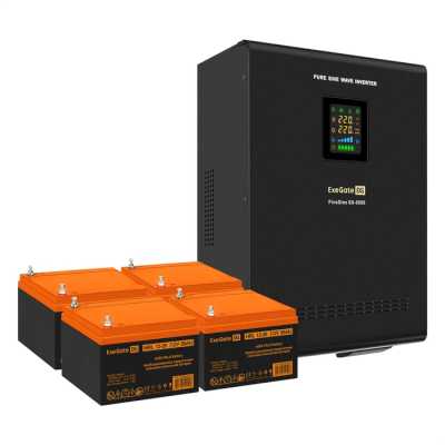 ИБП ExeGate FineSine SX-5000.LCD.AVR.2SH.T EX296655RUS