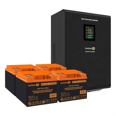 ИБП ExeGate FineSine SX-5000.LCD.AVR.2SH.T EX296659RUS