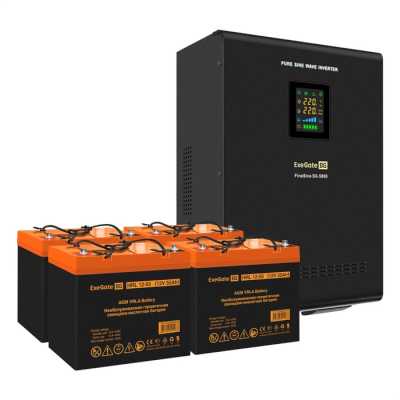 ИБП ExeGate FineSine SX-5000.LCD.AVR.2SH.T EX296662RUS
