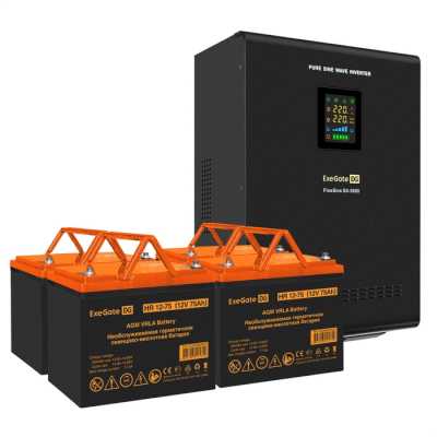 ИБП ExeGate FineSine SX-5000.LCD.AVR.2SH.T EX301561RUS