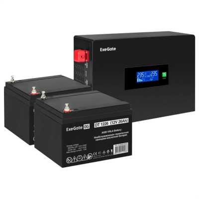 ИБП ExeGate IdealSine SR-1500.LCD.2SH EX297426RUS