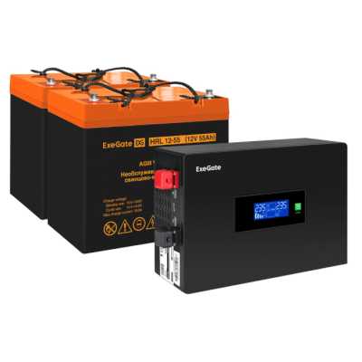 комплект ИБП ExeGate IdealSine SR-1500.LCD.2SH EX297433RUS