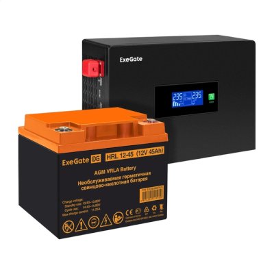 ИБП ExeGate IdealSine SR-600.LCD.2SH EX297386RUS