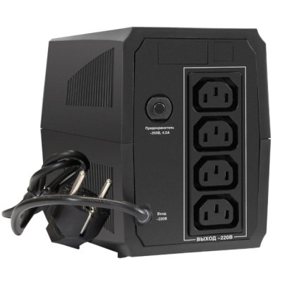 ИБП ExeGate Power Back BNB-500.LED.4C13 EX294607RUS Черный