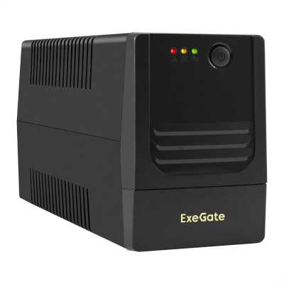 ИБП ExeGate Power NB-850.LED.AVR.4C13 EX299486RUS Черный