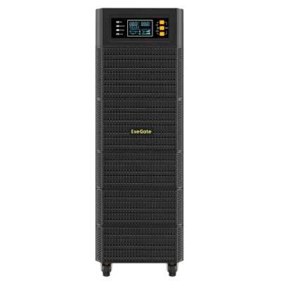 ИБП ExeGate PowerExpert TL-575-10kVA.192V.LCD.AVR.T.USB.RS232.SNMP Черный