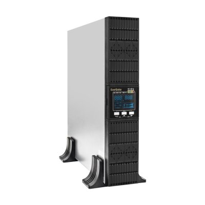 ИБП ExeGate PowerExpert ULS-1000.LCD.AVR.1SH.2C13.USB.RS232.SNMP.2U EX293048RUS Серый