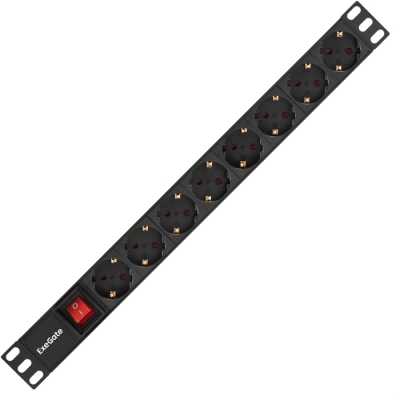 блок розеток ExeGate ServerPro PDU-19H803 Al-8S-EU2-SW